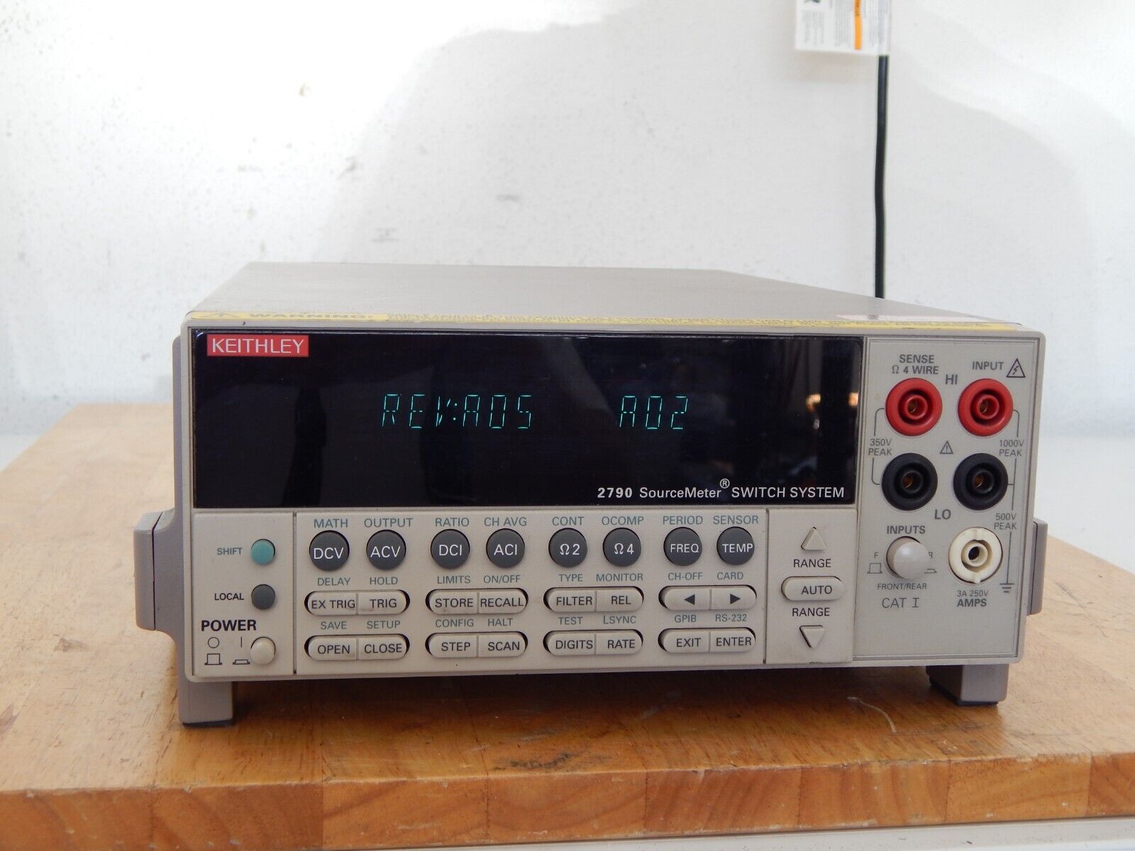 KEITHLEY 2790 SOURCEMETER, Up to 30 DAY WARRANTY, 11 in stock KEITHLEY 2790 SOURCEMETER, Up to 30 DAY WARRANTY, 11 in stock